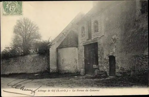 Ak Gif sur Yvette Essonne, Ferme du Couvent