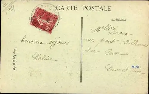 Ak Forges les Bains Essonne, Pièce d´Eau