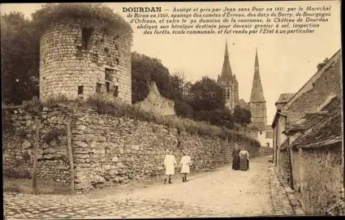Ak Dourdan Essonne, Château