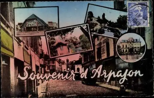 Ak Arpajon Essonne, Pavillon Chinois, Le Pont