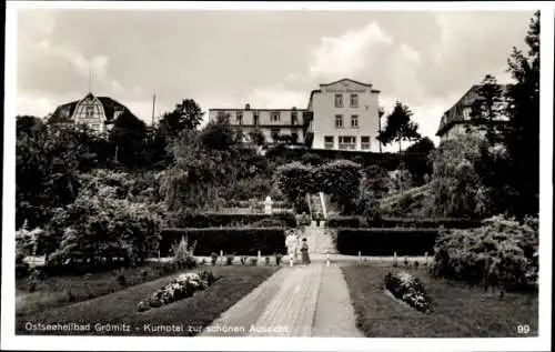 Ak Grömlitz in Ostholstein, Kurhotel zur schönen Aussicht