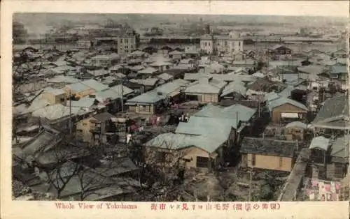 Ak Yokohama Präf. Kanagawa Japan, Gesamtansicht