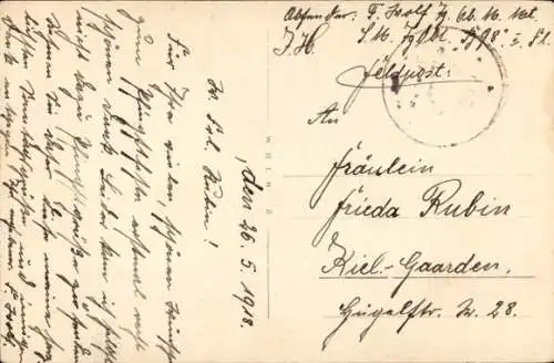 Ak Wilhelmshaven an der Nordsee, Werft-Tor, Straßenbahn