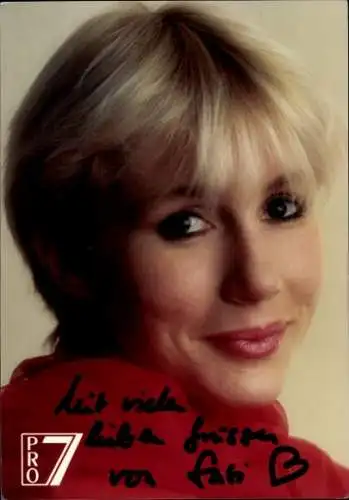 Ak Schauspielerin, Portrait, Autogramm, PRO7