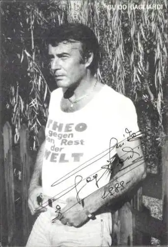 Ak Schauspieler Guido Gagliardi, Portrait, Autogramm