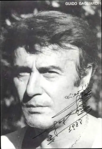 Ak Schauspieler Guido Gagliardi, Portrait, Autogramm