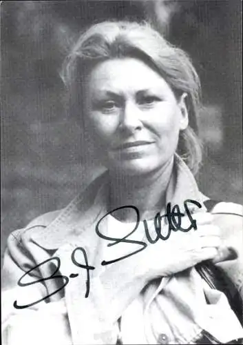 Ak Schauspielerin Sonja Suter, Portrait, Autogramm