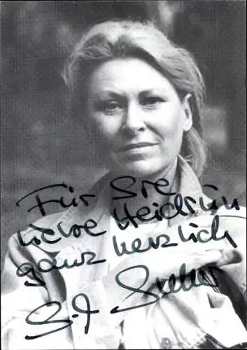 Ak Schauspielerin Sonja Suter, Portrait, Autogramm