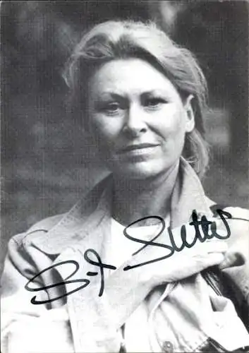 Ak Schauspielerin Sonja Sutter, Portrait, Autogramm