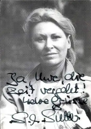 Ak Schauspielerin Sonja Sutter, Portrait, Autogramm