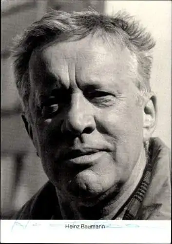 Ak Schauspieler Heinz Baumann, Portrait, Autogramm