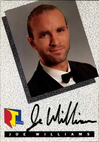 Ak Schauspieler Joe Williams, Portrait, Autogramm, RTL Plus