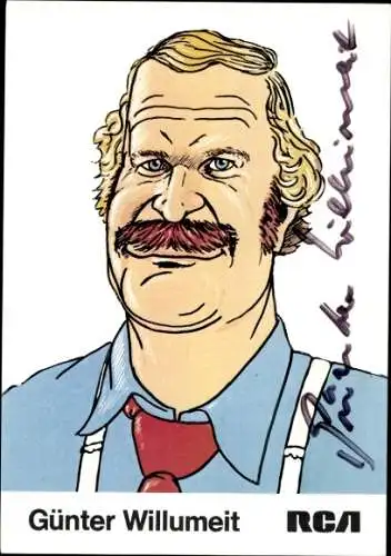 Ak Schauspieler Günter Willumeit, Portrait, Autogramm