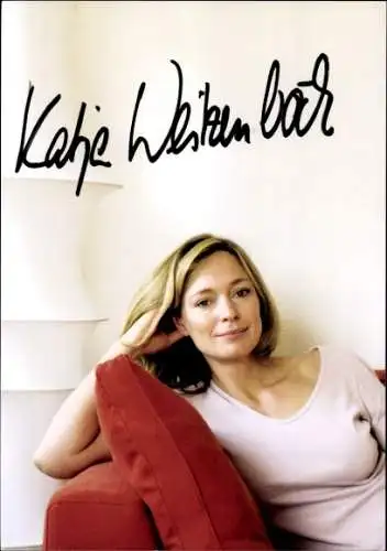 Ak Schauspielerin Katja Weitzenböck, Portrait, Autogramm