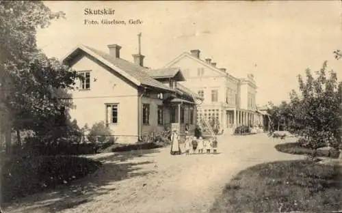 Ak Skutskär Schweden, Straßenpartie