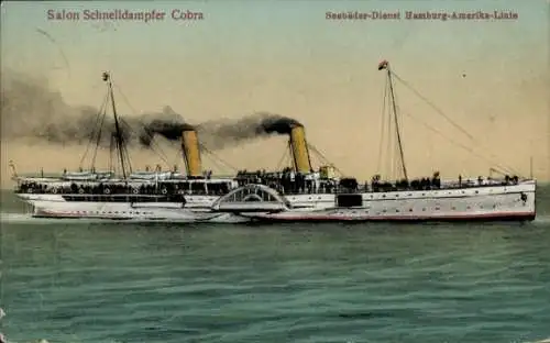 Ak Salon-Schnelldampfer Cobra, HAPAG