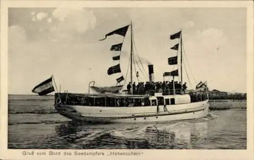 Ak Salondampfer Hohenzollern