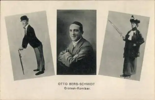 Ak Otto Berg-Schmidt, Grotesk-Komiker