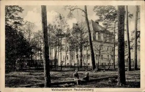 Ak Neu Babelsberg Neubabelsberg Potsdam, Waldsanatorium