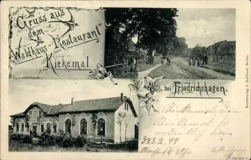 Ak Berlin Köpenick Friedrichshagen, Waldhaus Restaurant Kiekemal