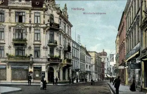 Ak Hamburg Harburg, Wilstorfer Straße, Hotel Kaiserhof