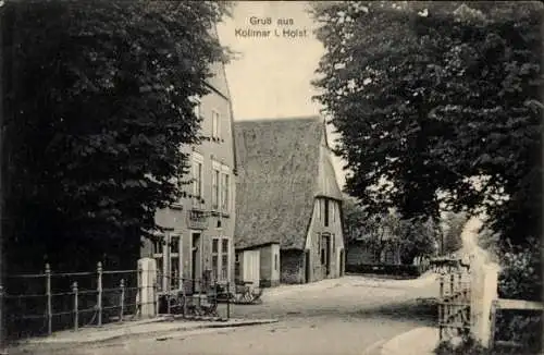Ak Kollmar an der Niederelbe Holstein, Gasthof zur Post