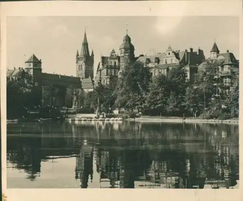 Foto Kaliningrad Königsberg Ostpreußen, Schlossteich, Schloss