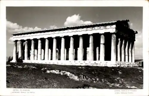 Ak Athen Griechenland, Theseus Tempel