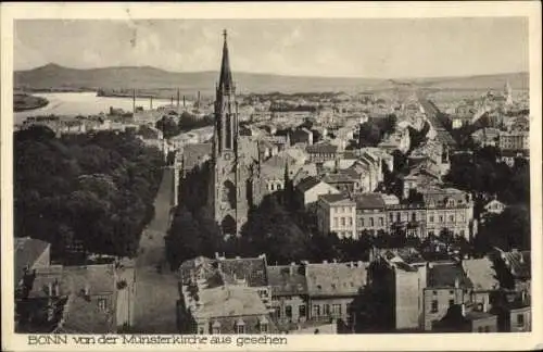 Ak Bonn am Rhein, Blick von der Münsterkirche