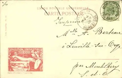 Ak Liège Lüttich Wallonien, Weltausstellung 1905, Gesamtansicht