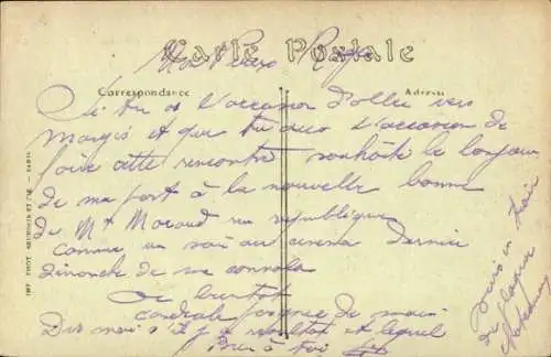 Ak Compiègne Oise, La Poste