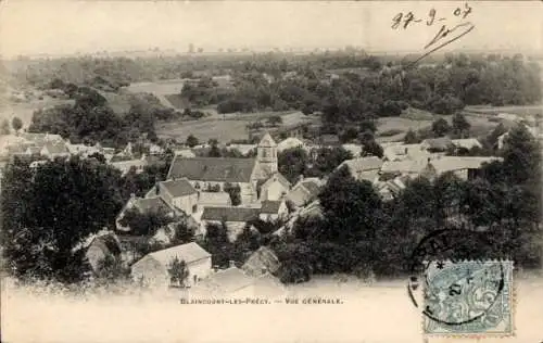 Ak Blaincourt lès Précy Oise, Vue Generale
