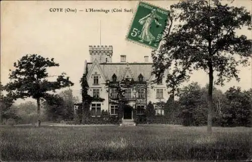 Ak Coye Oise, L'Hermitage, Cote Sud