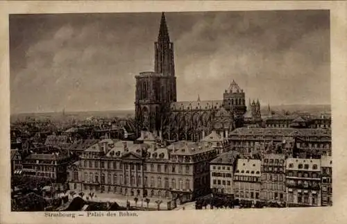 Ak Strasbourg Straßburg Elsass Bas Rhin, Palais des Rohan