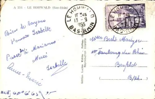 Ak Le Hohwald Elsass Bas Rhin, Panorama