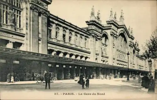 Ak Paris x, Gare du Nord