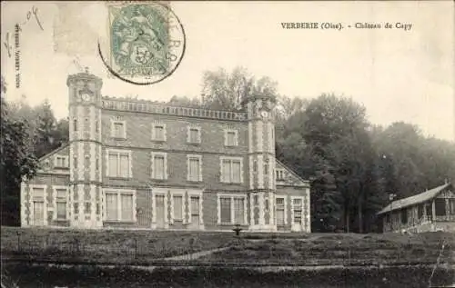 Ak Verberie Oise, Schloss Capy