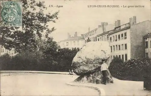 Ak Lyon Rhône, Lyon-Croix-Rousse, Le gros caillou