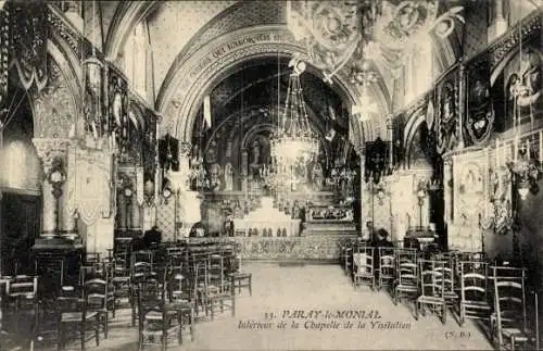 Ak Paray le Monial Saône et Loire, La Chapelle de la Visitation