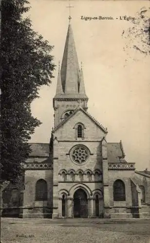 Ak Ligny en Barrois Meuse, Kirche
