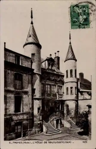 Ak Troyes Aube, L'Hotel de Vauluisant