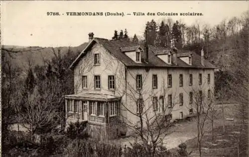 Ak Vermondans Doubs, Villa des Colonies scolaires