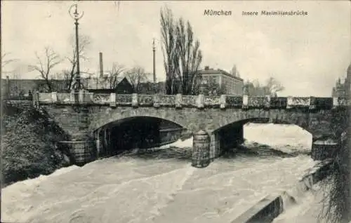 Ak München, Innere Maximiliansbrücke