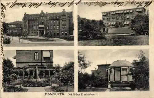 Ak Hannover in Niedersachsen, Städtisches Krankenhaus I