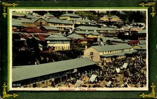 Passepartout Ak Darjeeling Indien, Bazar