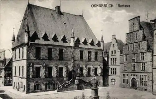 Ak Osnabrück in Niedersachsen, Rathaus