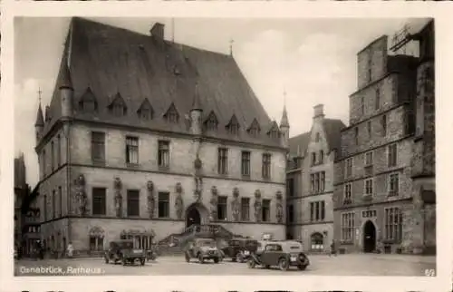 Ak Osnabrück in Niedersachsen, Rathaus