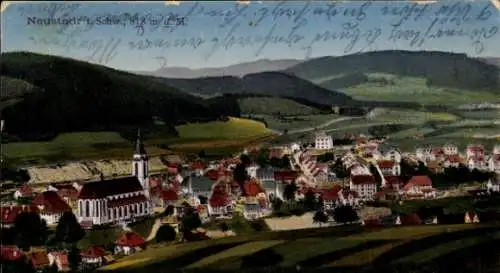 Ak Titisee Neustadt im Breisgau Hochschwarzwald, Gesamtansicht