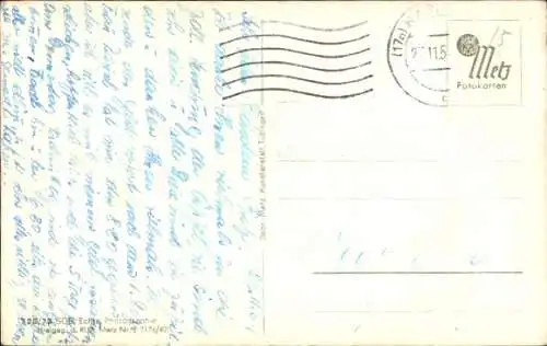 Ak Karlsruhe in Baden, Teilansicht