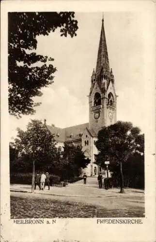 Ak Heilbronn am Neckar, Friedenskirche
